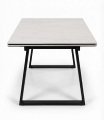 Стол DikLine DZ200 хромикс белый/черный (2 уп.)