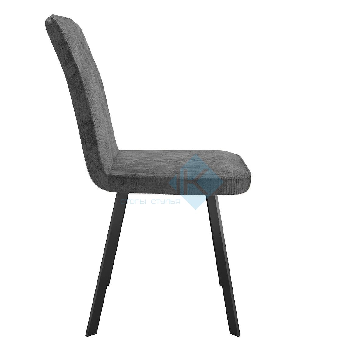 Стул DikLine 208 AN15 серый, ножки черные