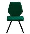 Стул DikLine 242M K13 изумруд, ножки черные