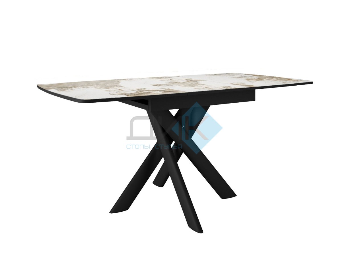 Стол DikLine DKB110, Керамика PANDORA глянец, опоры черные