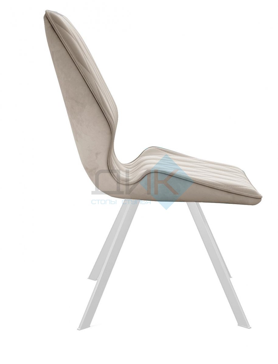 Стул DikLine 242M B03 BEIGE/ ножки белые