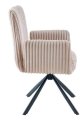 Стул DikLine 6827 т.к Бежевая Velo 30, опоры черные