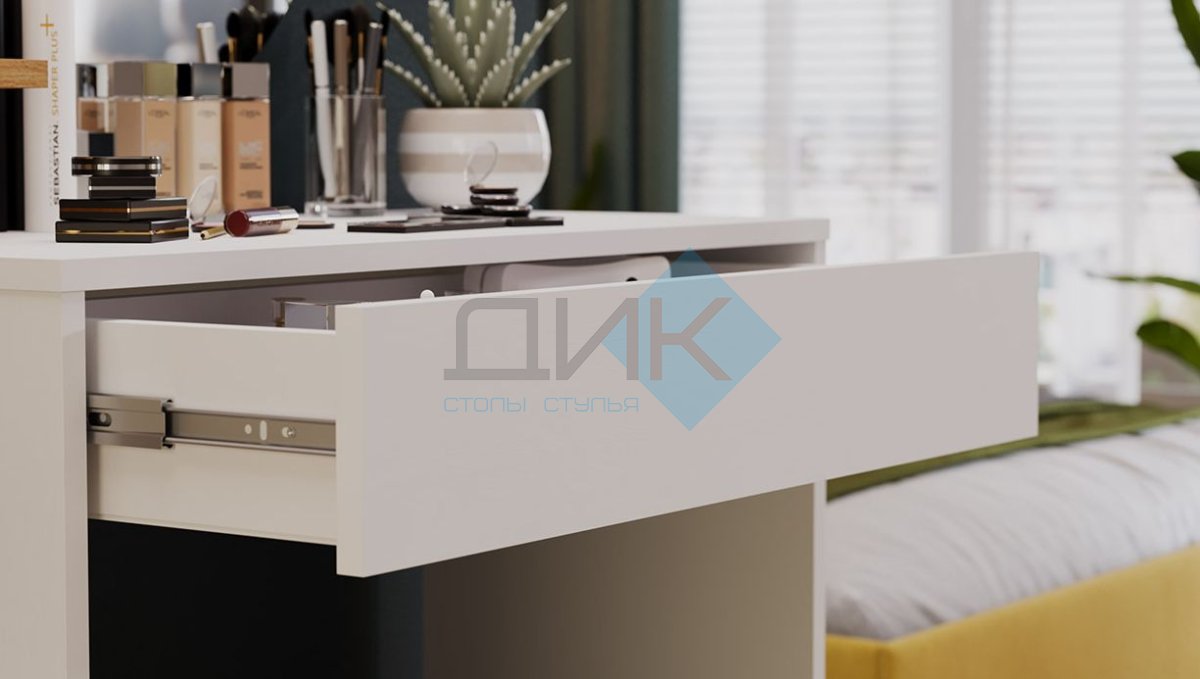 Голден туалетный стол (белый/дуб крафт золотой)