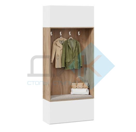 Порто секция с крючками (белый жемчуг, яблоня белуно, белый софт)