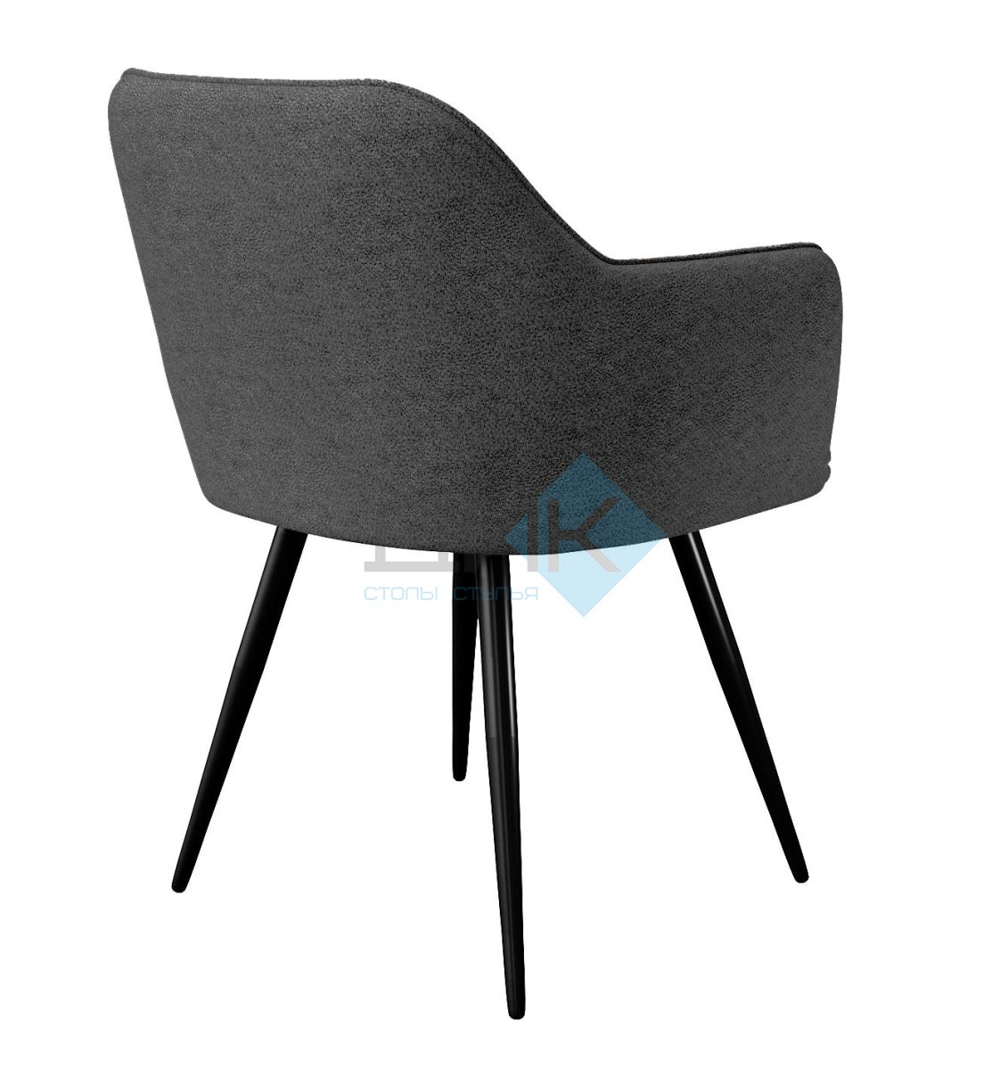 Стул DikLine 277 поворотный NS13 GRAPHITE, ножки черные
