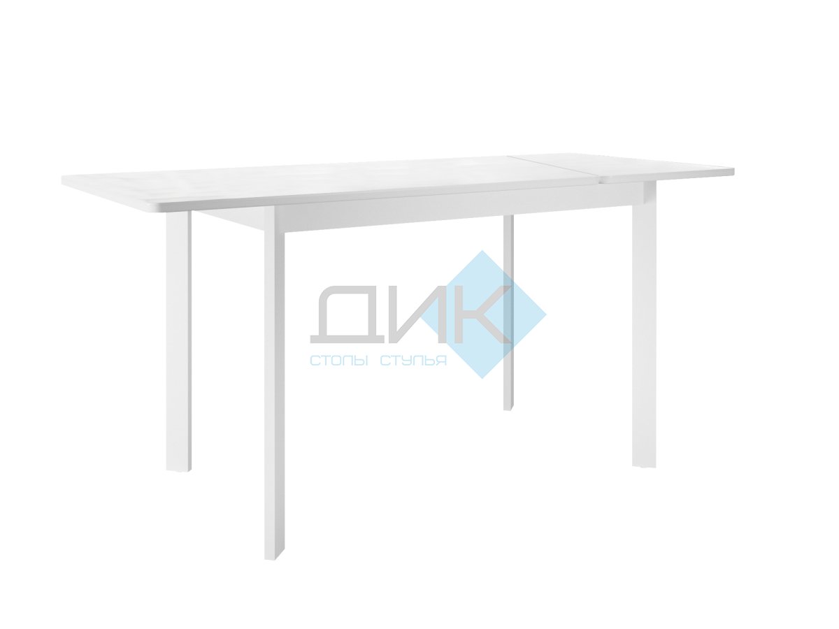 Стол DikLine LK90 Керамика Mono white (белый матовый) /подстолье белое/опоры белые