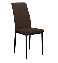 Стул DikLine 272 SB3 шоколад, ножки черные