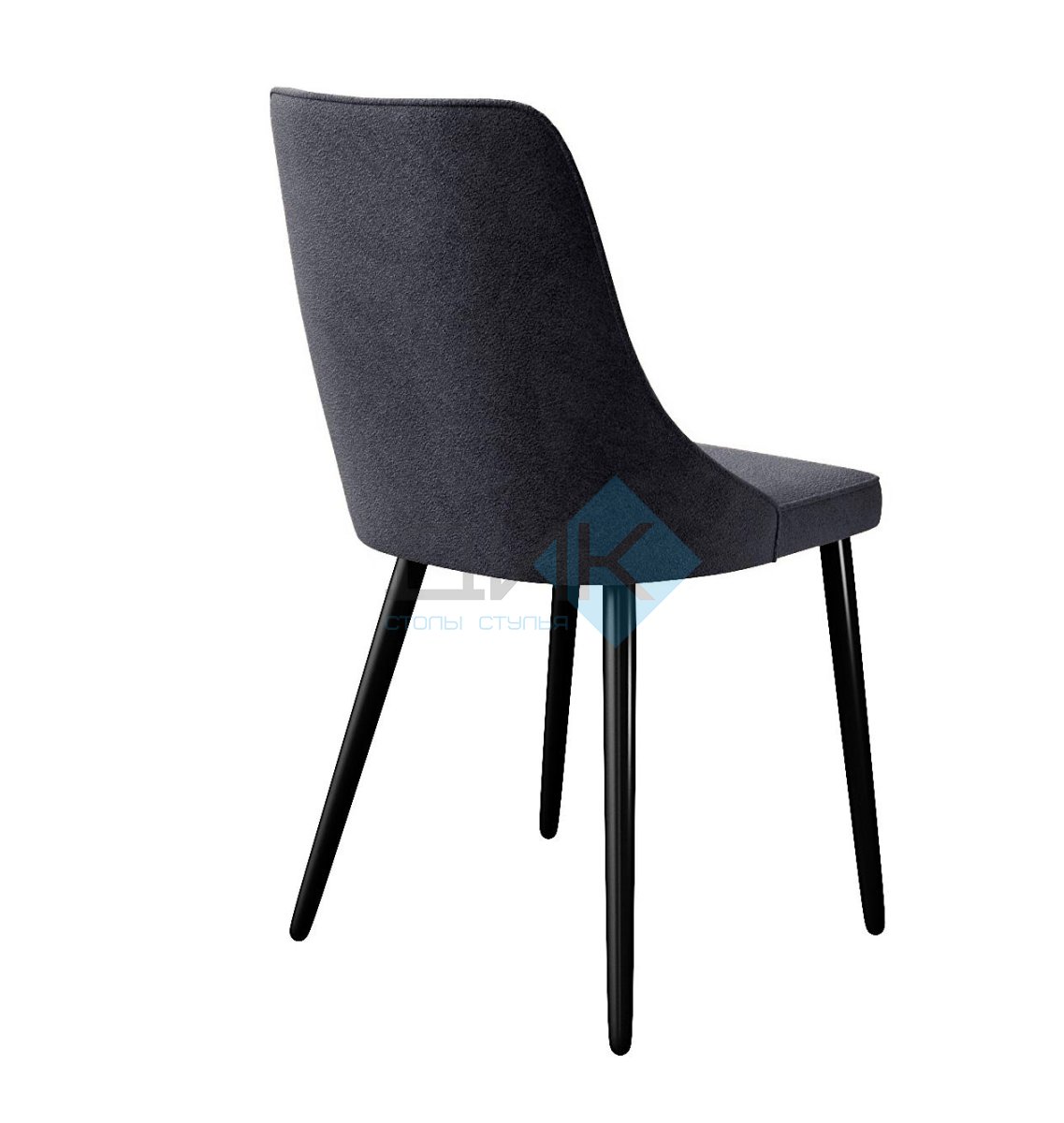 Стул DikLine 286 TW11 серый, ножки черные