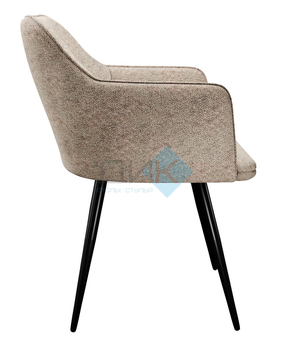 Стул DikLine 277 поворотный NS04 CREAM, ножки черные