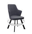 Стул DikLine 235 поворотный, NS13 GRAPHITE, ножки черные