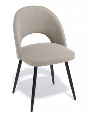 Стул Kenner 148 KC бежевый 06, ножки DikLine 205 черные