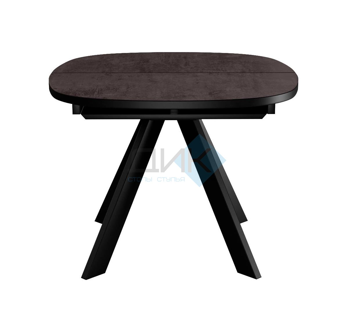 Стол DikLine B110 Хромикс бронза/опоры черные