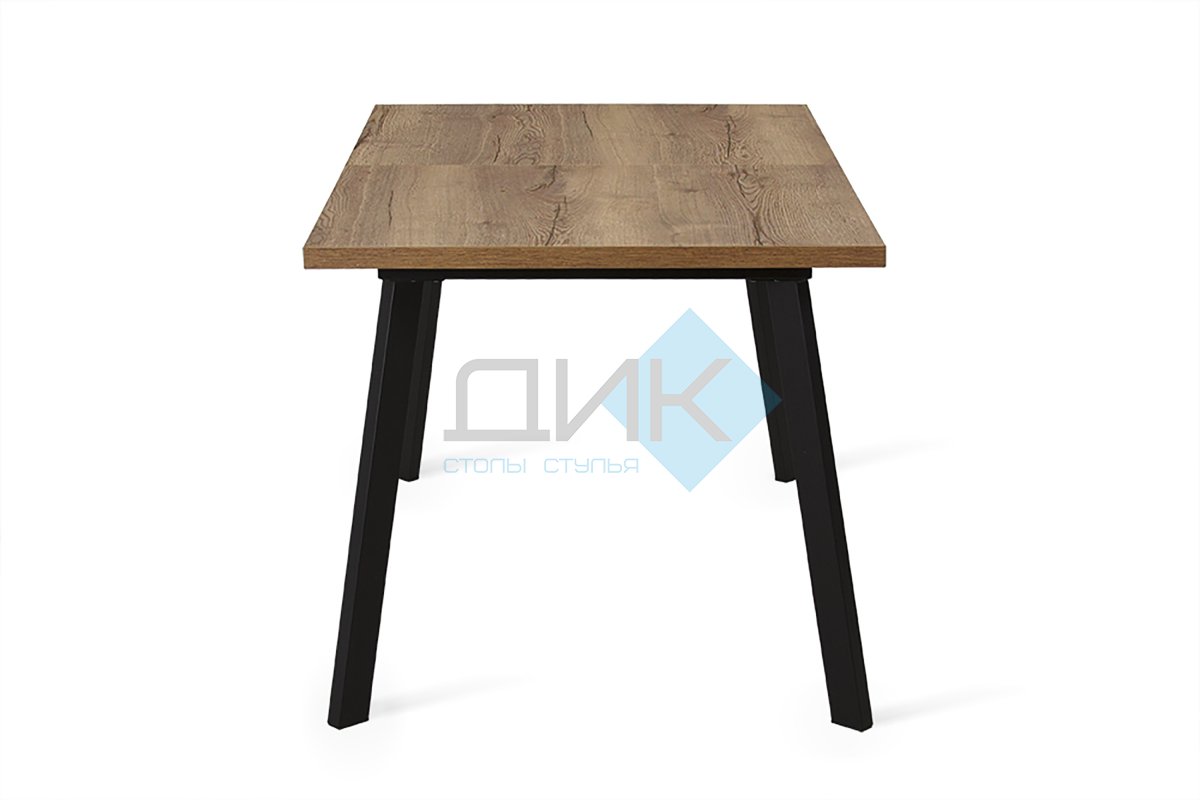 Стол Dikline HB120 Дуб Галифакс (ЛДСП EGGER)/опоры черные