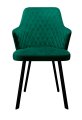 Стул DikLine 345 K13 изумруд, ножки черные