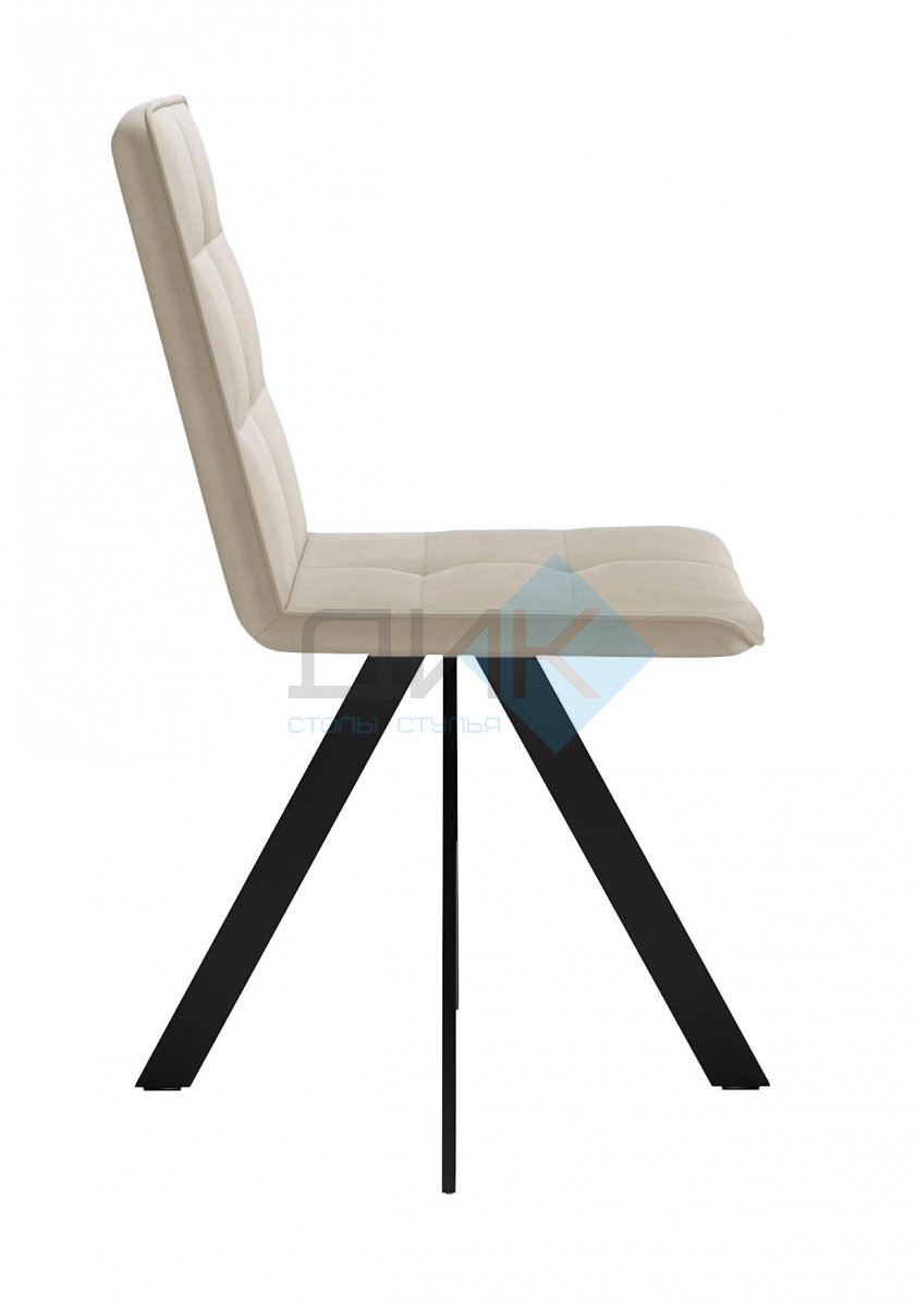 Стул DikLine 230 поворотный B03 BEIGE, ножки черные