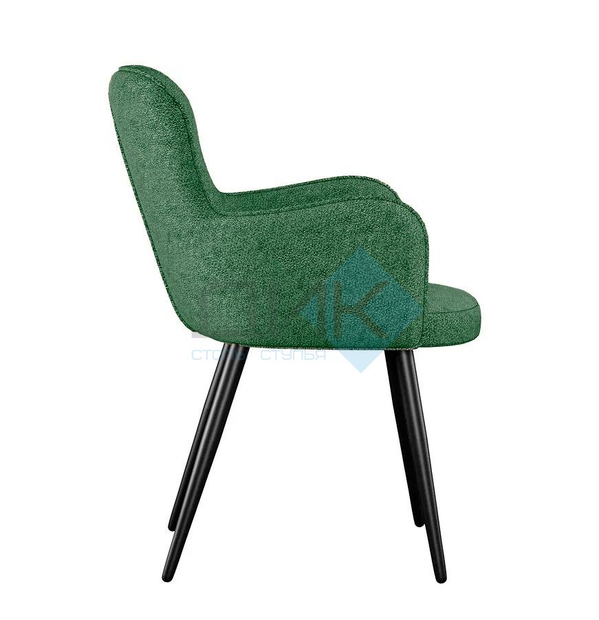 Стул DikLine 503 поворотный NS Pine зеленый, ножки черные