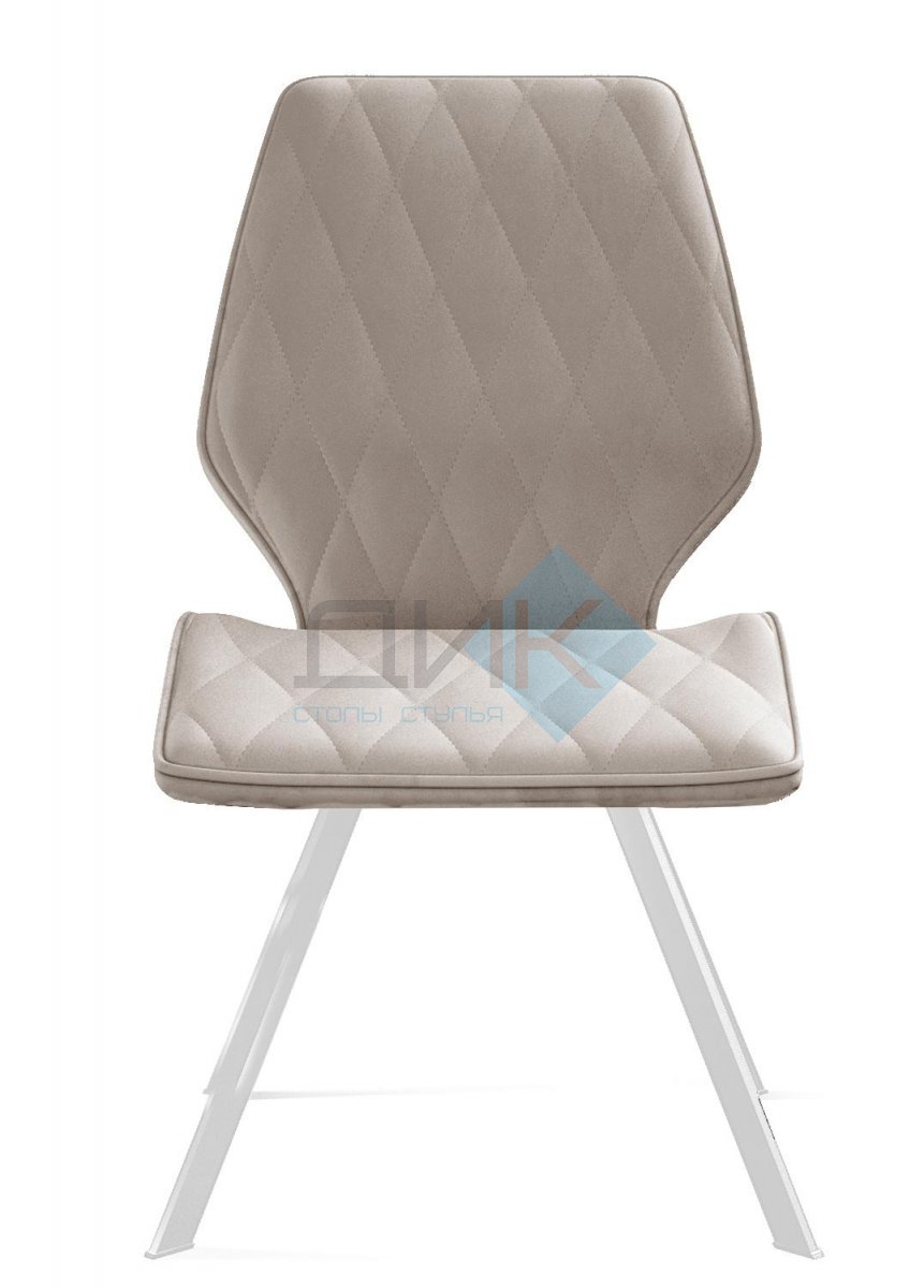 Стул DikLine 242M B03 BEIGE/ ножки белые