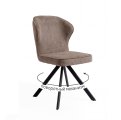 Стул DikLine 238 поворотный BL05 капучино, ножки черные