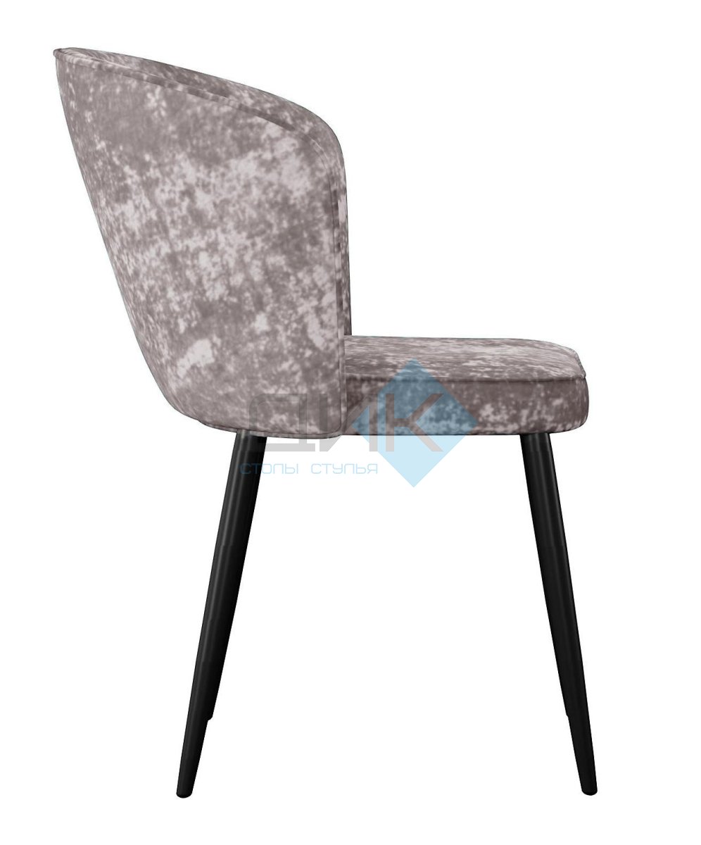 Стул DikLine 348 поворотный M02 бежевый, ножки черные