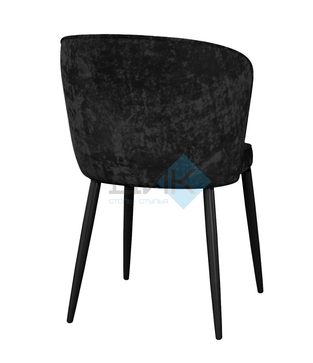 Стул DikLine 348 поворотный M18 черный, ножки черные