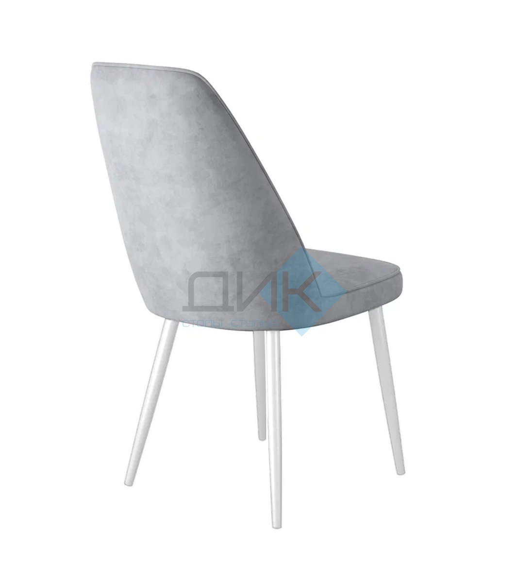 Стул DikLine 326 B22 GREY, ножки белые
