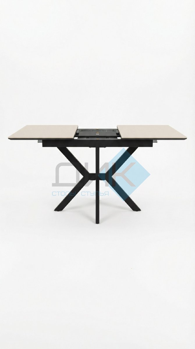 Обеденная зона: Стол DikLine DI100 + стулья Dikline 335 (2 шт)