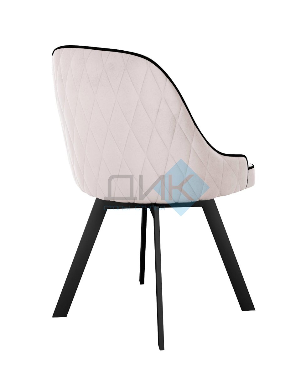 Стул DikLine 266M поворотный, E52 бежевый, ножки черные