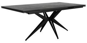 Стол DikLine KW160 керамика мрамор черный С45 матовая/опоры черные (2 уп.)