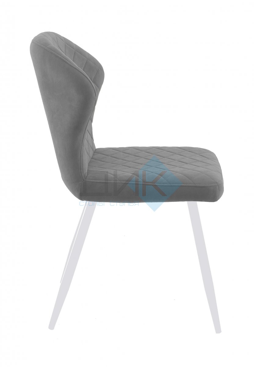 Стул DikLine 239М B22 GREY, ножки белые