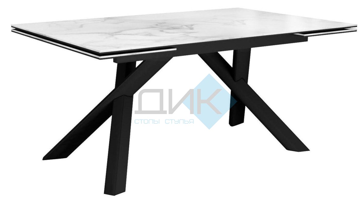 Обеденная зона : Стол Dikline KX160  со стульями DikLine 305 (4 шт.)