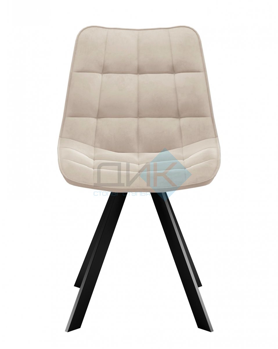 Стул DikLine 229 поворотный, B03 BEIGE, ножки черные