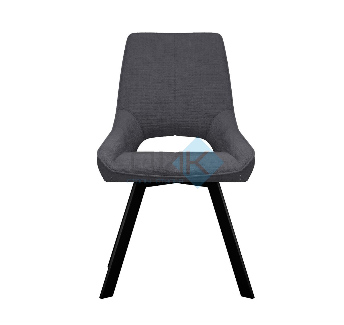 Стул DikLine 268 LA85 серый, ножки черные