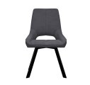 Стул DikLine 268 LA85 серый, ножки черные
