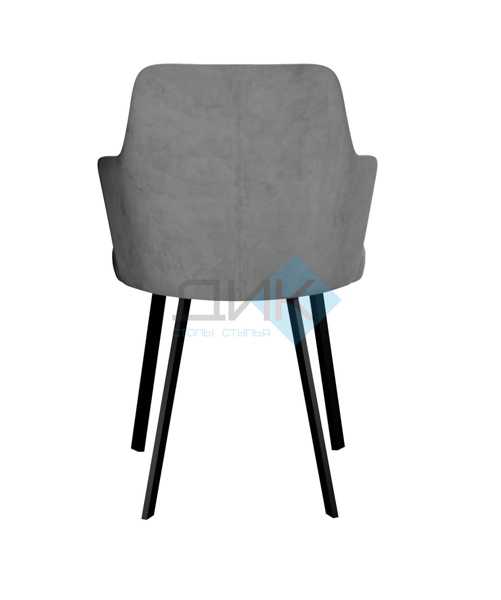 Стул DikLine 345 C56 серый, ножки черные