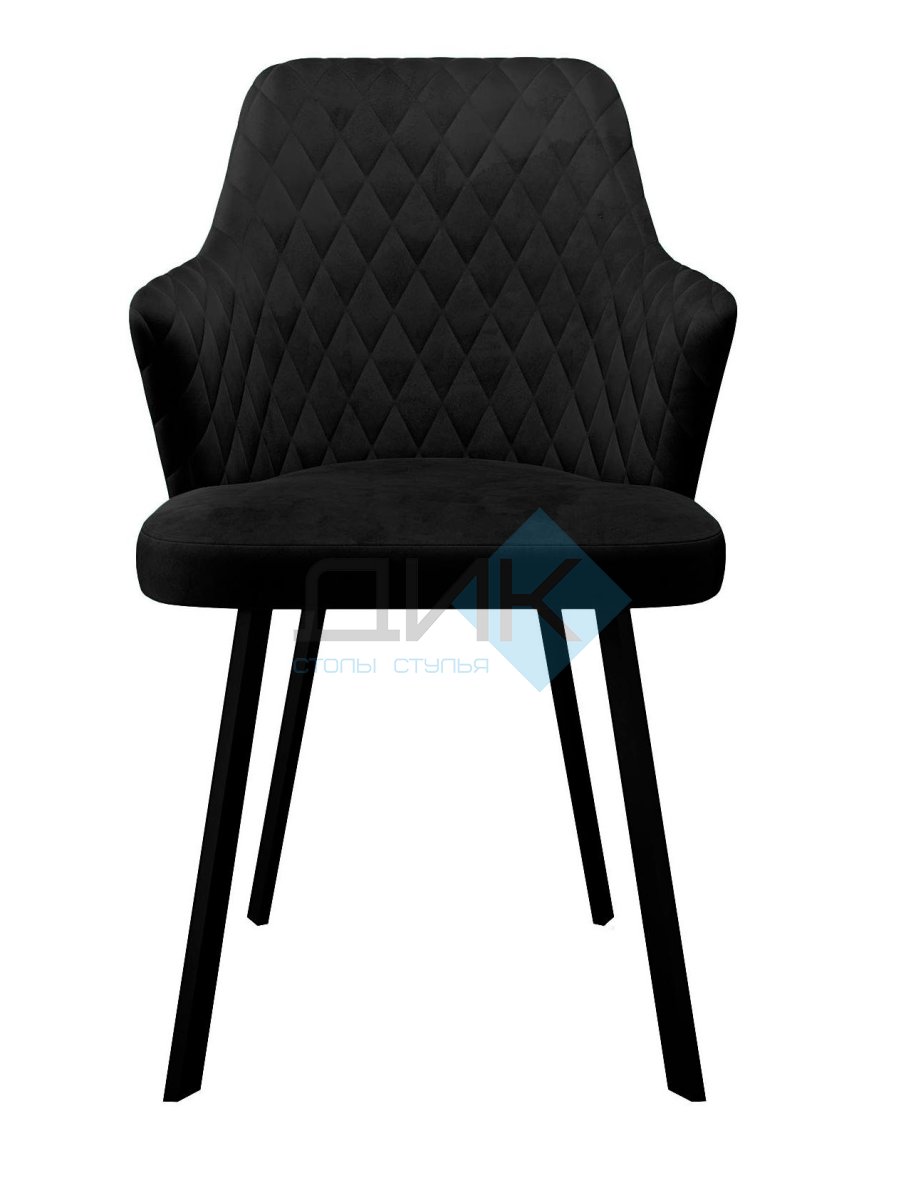 Стул DikLine 345 K21 черный, ножки черные