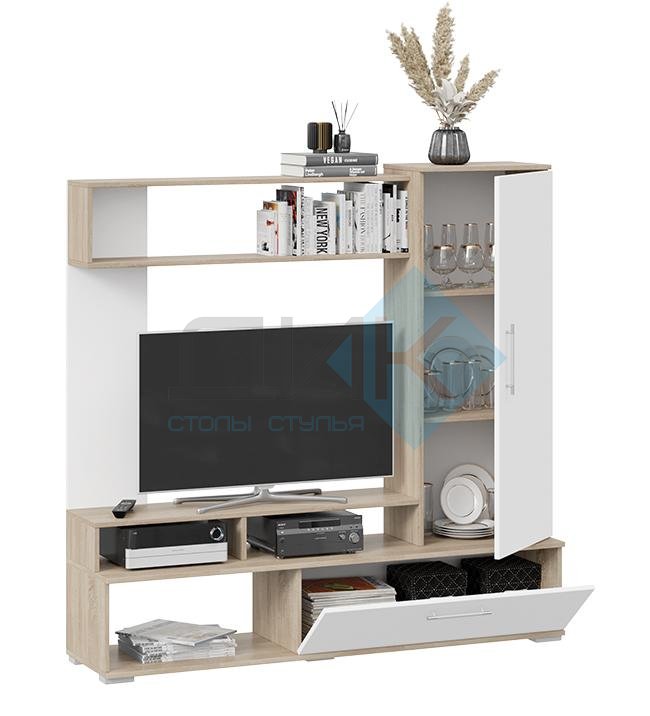 Сиена Стенка (дуб сонома/белый ясень)