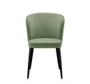 Стул DikLine 347 P10/L08 зеленый, ножки черные