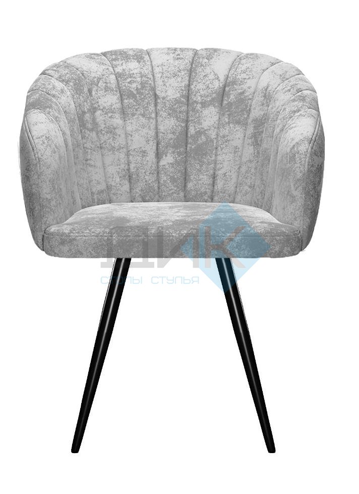 Стул DikLine 442 поворотный, M13 светло-серый, ножки черные