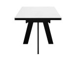 Стол DikLine SKM110 Керамика Mono white (белый матовый)/подстолье черное