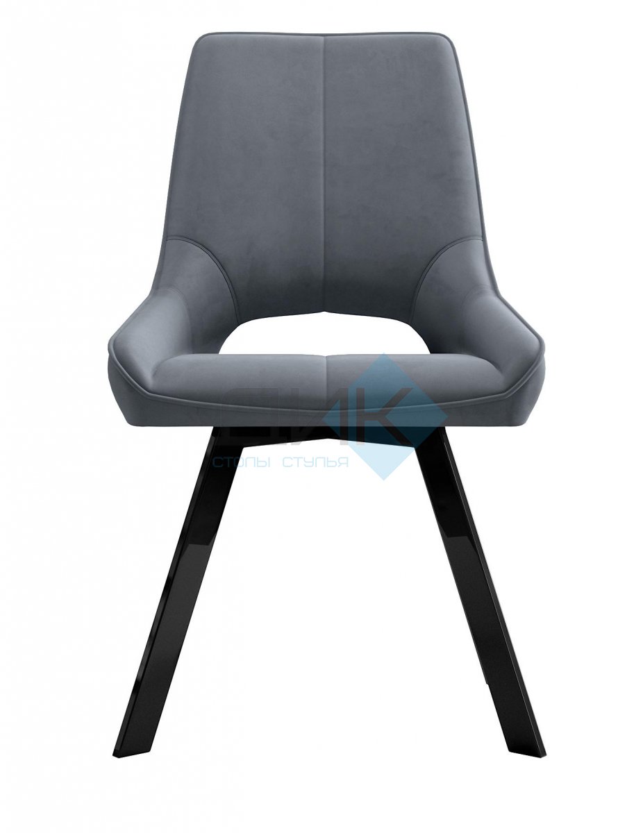Стул DikLine 268 Z28 серый, ножки черные