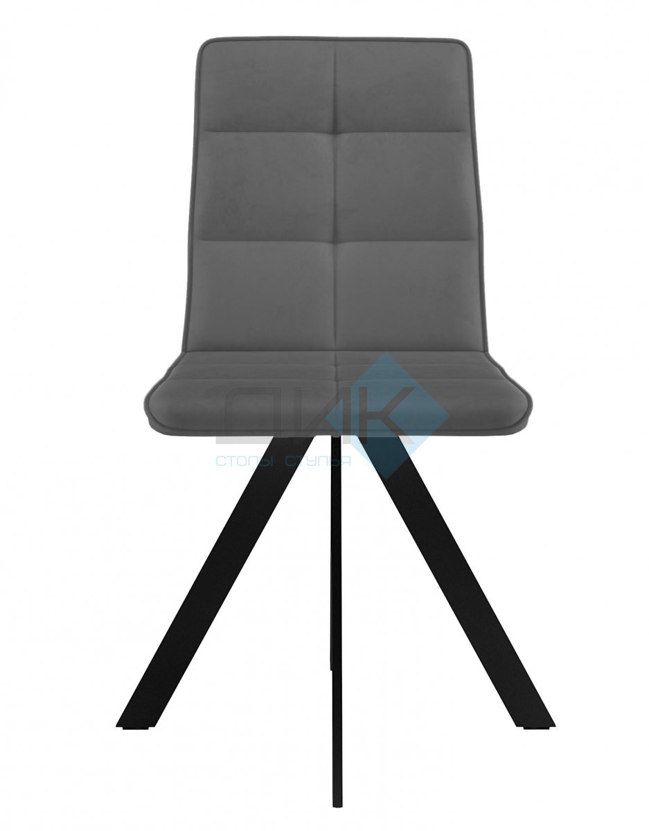 Стул DikLine 230 поворотный B28 ANTRACITE, ножки черные
