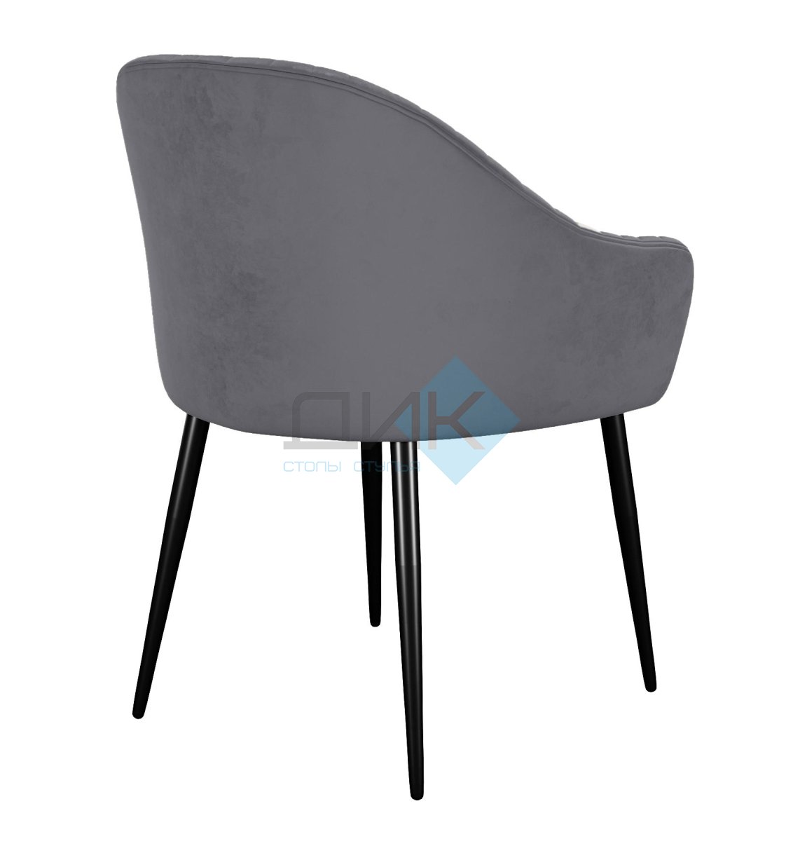Стул DikLine 440 C56 серый, ножки черные