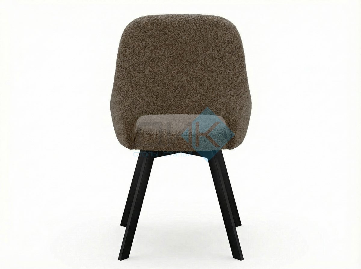 Стул DikLine 247 поворотный, BL05 капучино, ножки черные