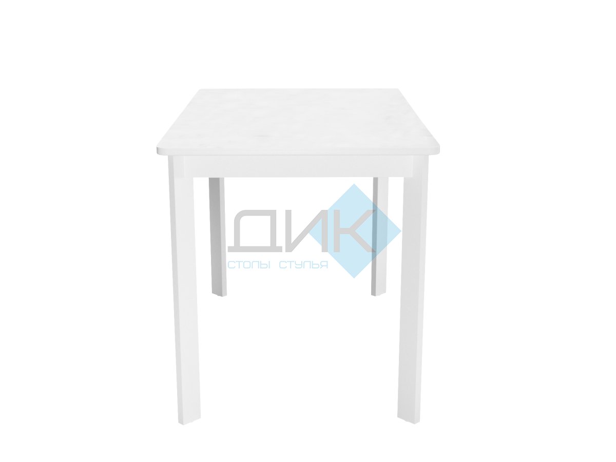 Стол DikLine LK90 Керамика Mono white (белый матовый) /подстолье белое/опоры белые