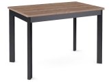 Стол Dikline L110 Дуб Галифакс (ЛДСП EGGER)/Опоры черный
