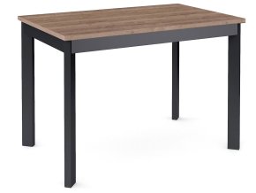 Стол Dikline L110 Дуб Галифакс (ЛДСП EGGER)/Опоры черный
