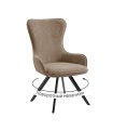 Стул DikLine 333 поворотный TW05 капучино, ножки черные