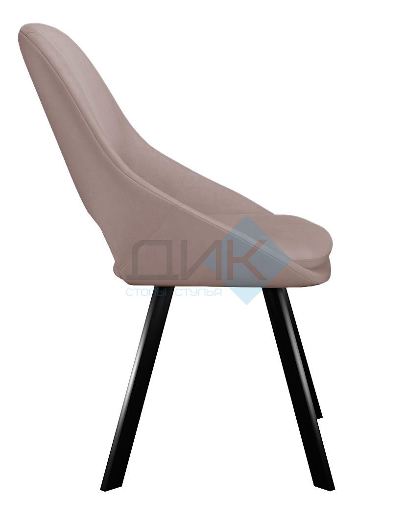 Стул DikLine 247 поворотный, Z48 капучино, ножки черные