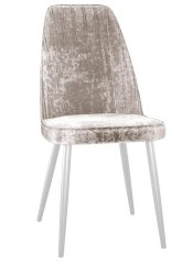 Стул DikLine 326 M02 бежевый, ножки белые