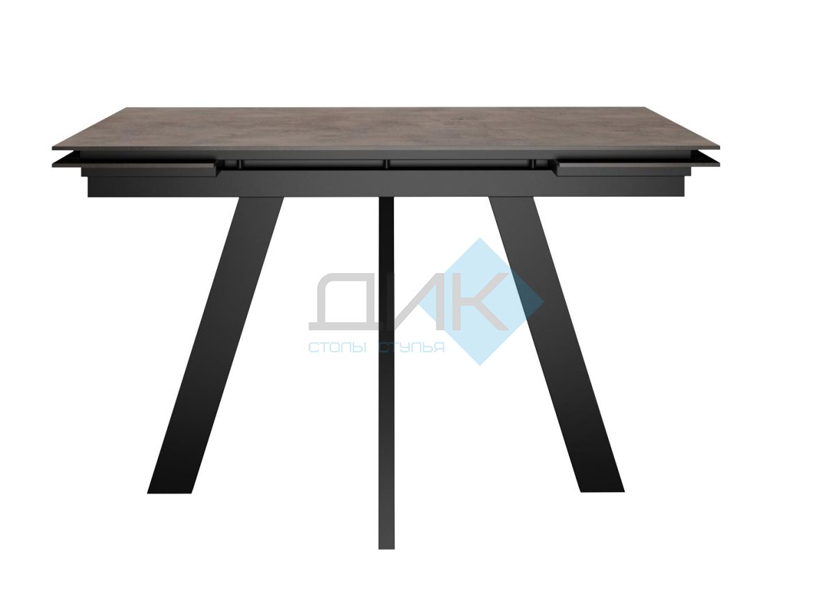Стол DikLine DM110 Хромикс бронза/опоры черные